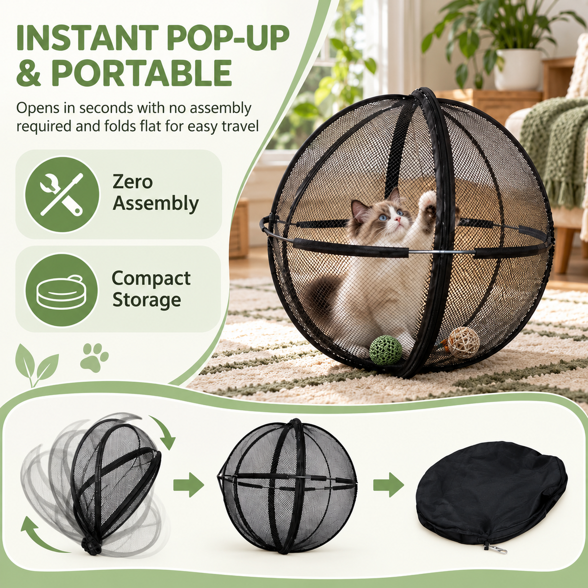 PocketPaws™ - Pet Adventure Dome