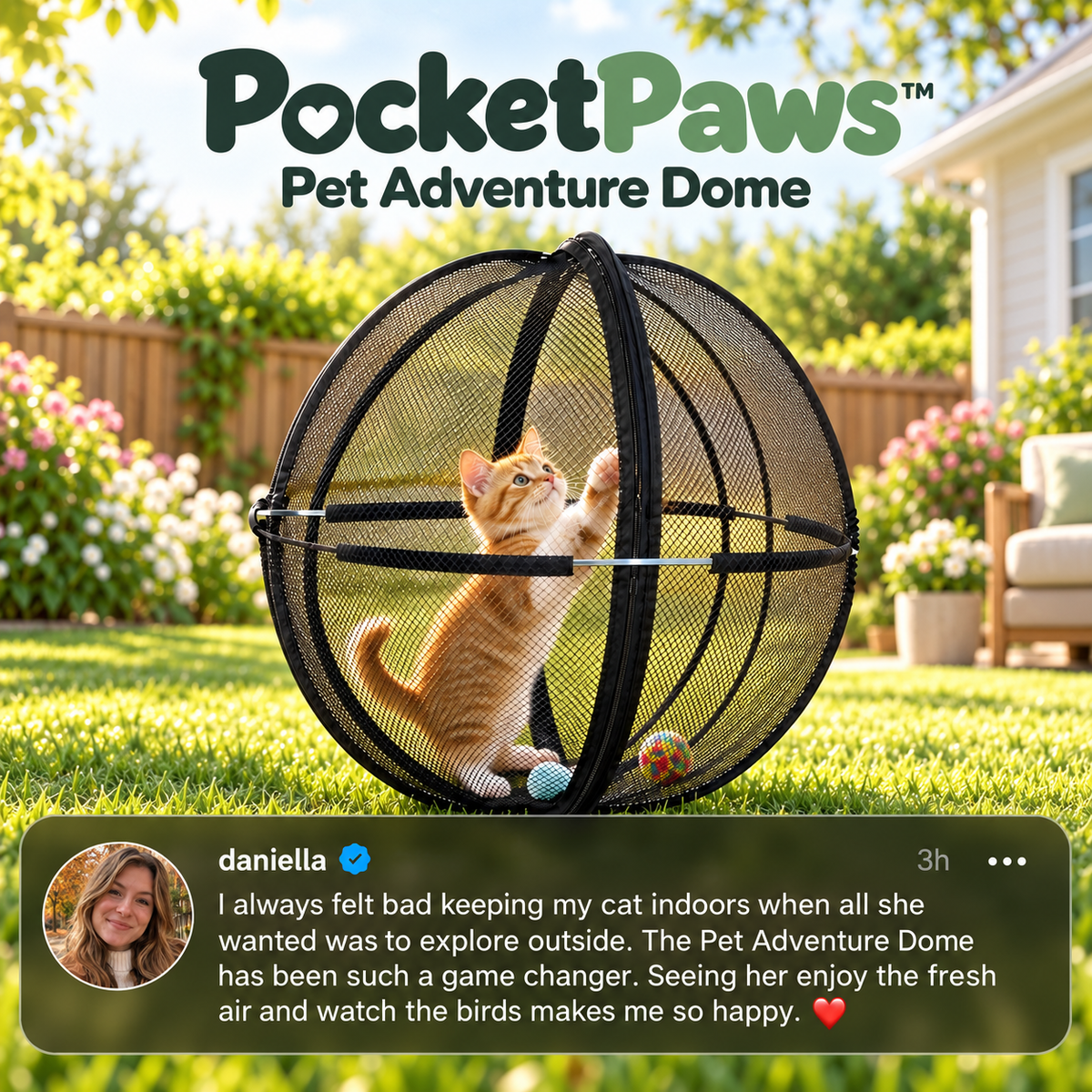 PocketPaws™ - Pet Adventure Dome